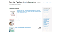 Desktop Screenshot of erectile-dysfunction.biz